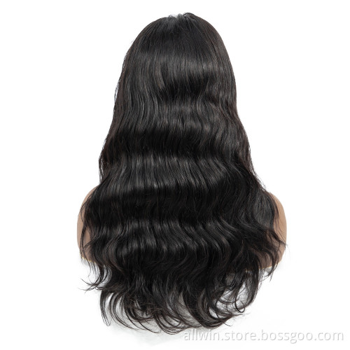 100% Virgin Human Hair Loose Body Wave Lace Frontal Wigs,Short Ocean Wave Bob Wigs 13*4,Black Body Lace Wigs For Black Women